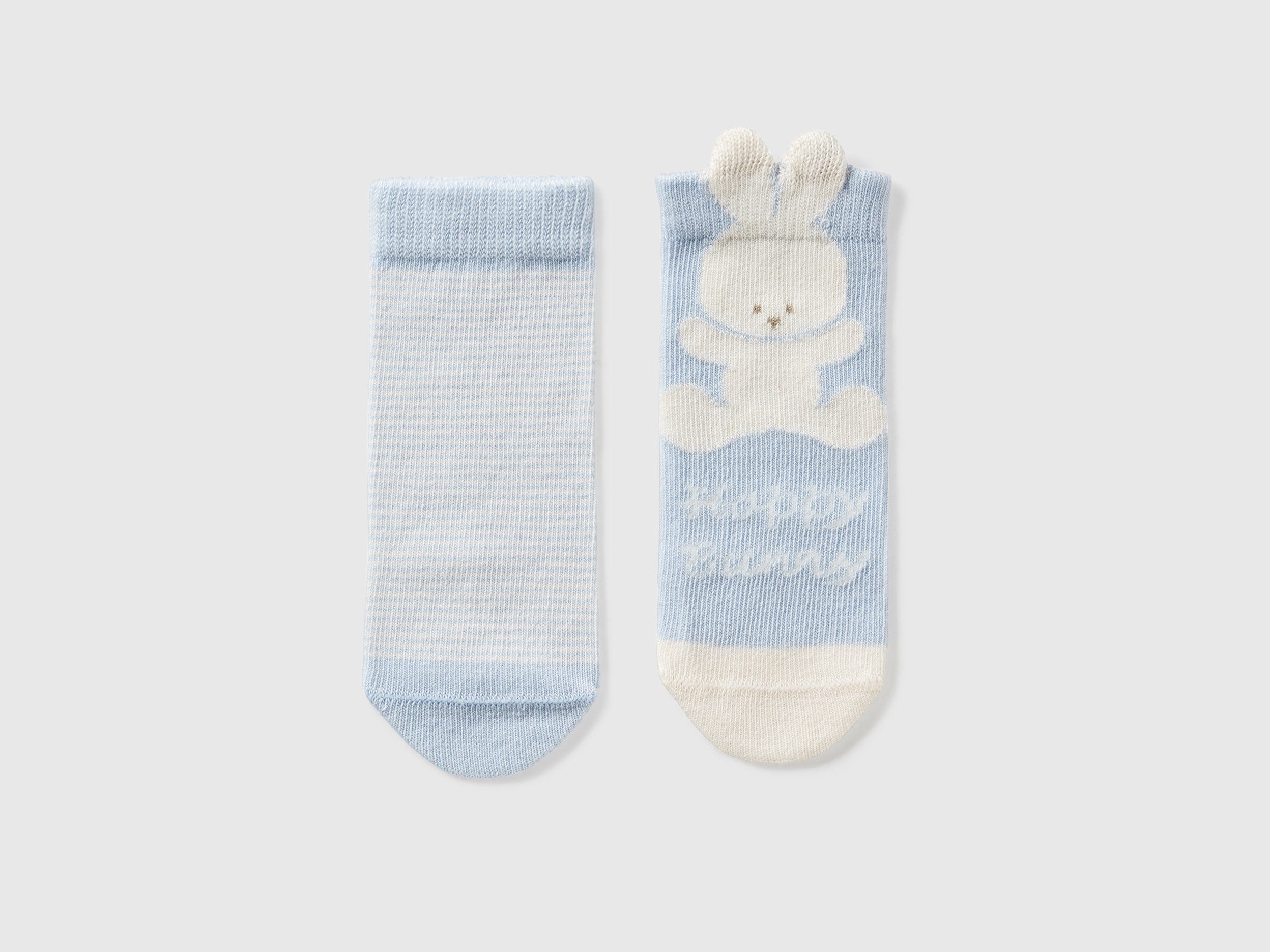 يونايتد كولورز اوف بينيتون طقم جوارب من خليط القطن العضوي اطفالي رضع