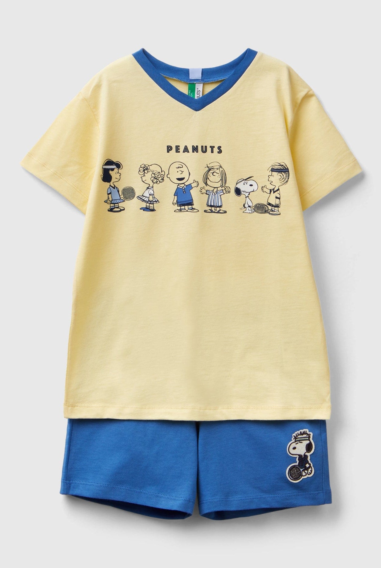 يونايتد كولورز اوف بينيتون طقم بيجامة ولادي منقوش