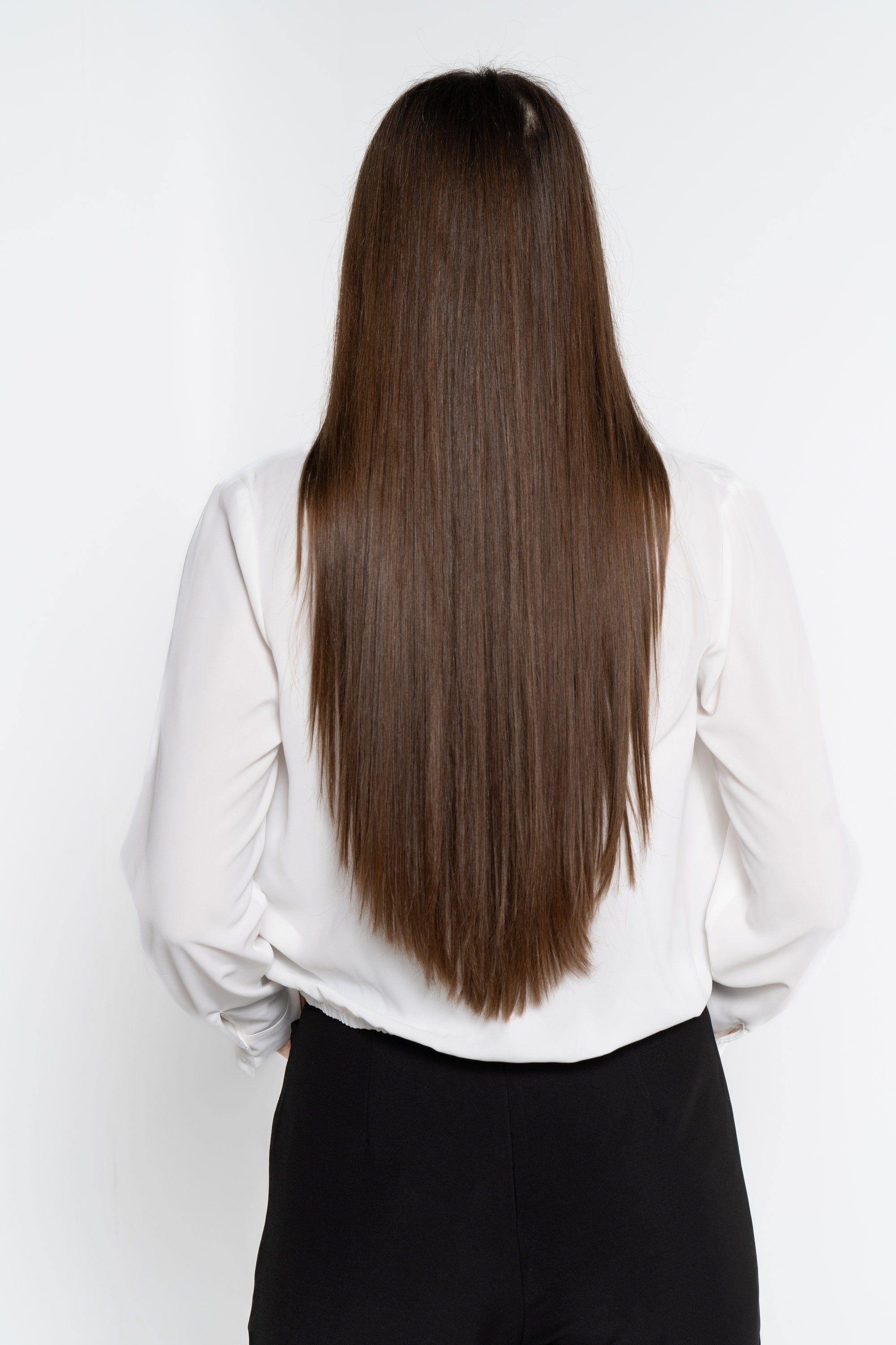 نتشي بلوزة بأكمام طويلة بطيات سادة نسائي