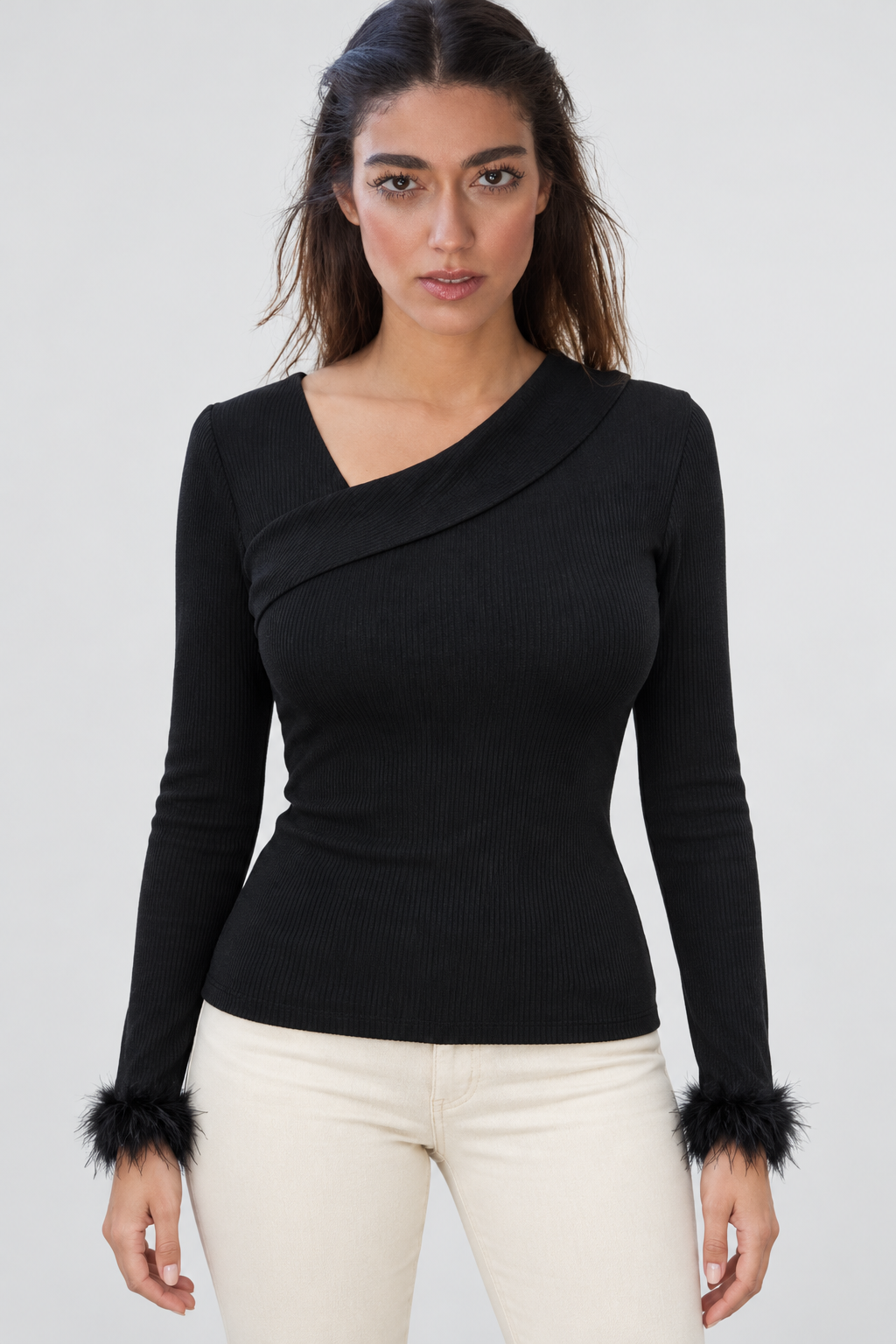 Y002126Q4 black, garment front
