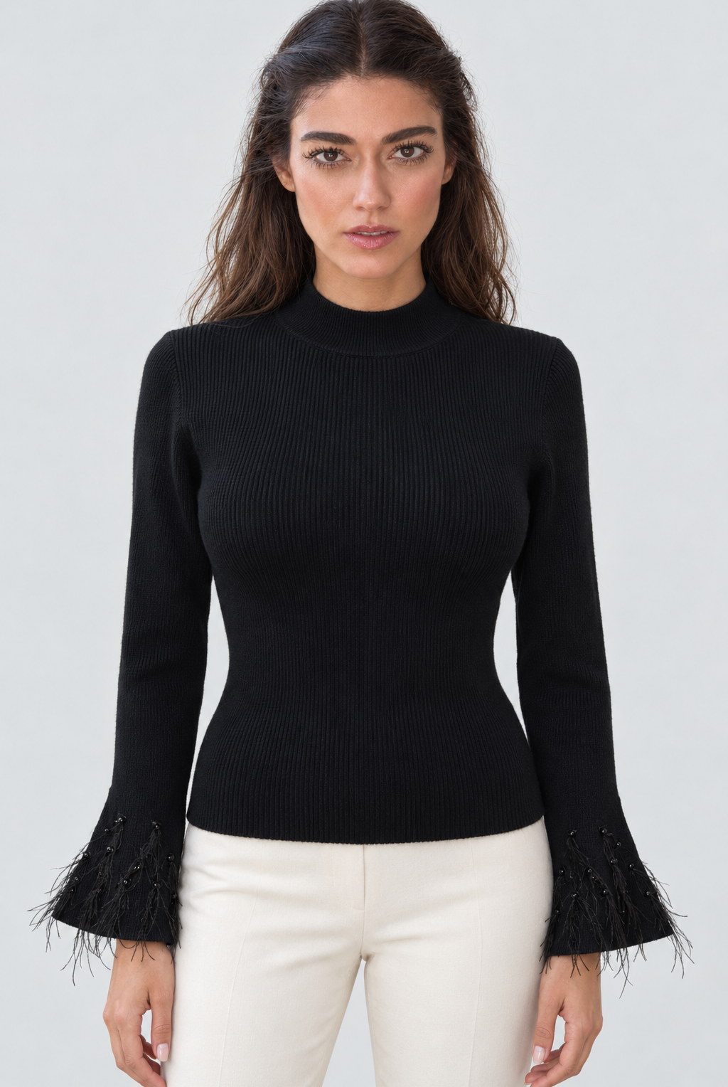 YO04126Q4 black, garment-focused front