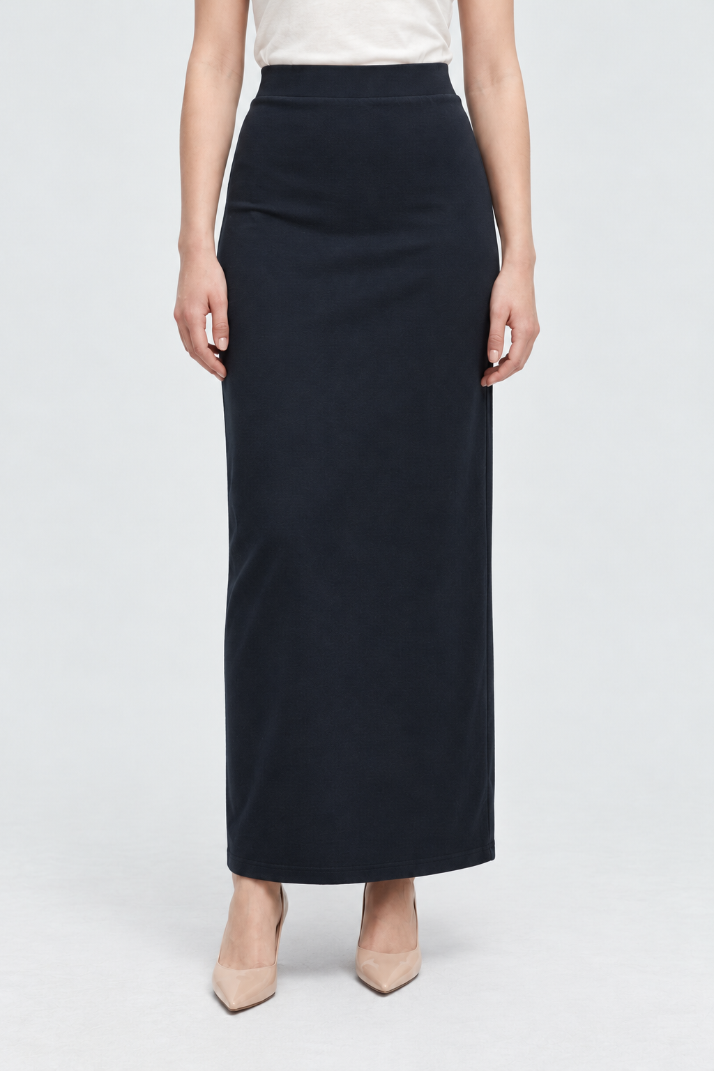ZX1614 navy_blue garment front - model Daria S