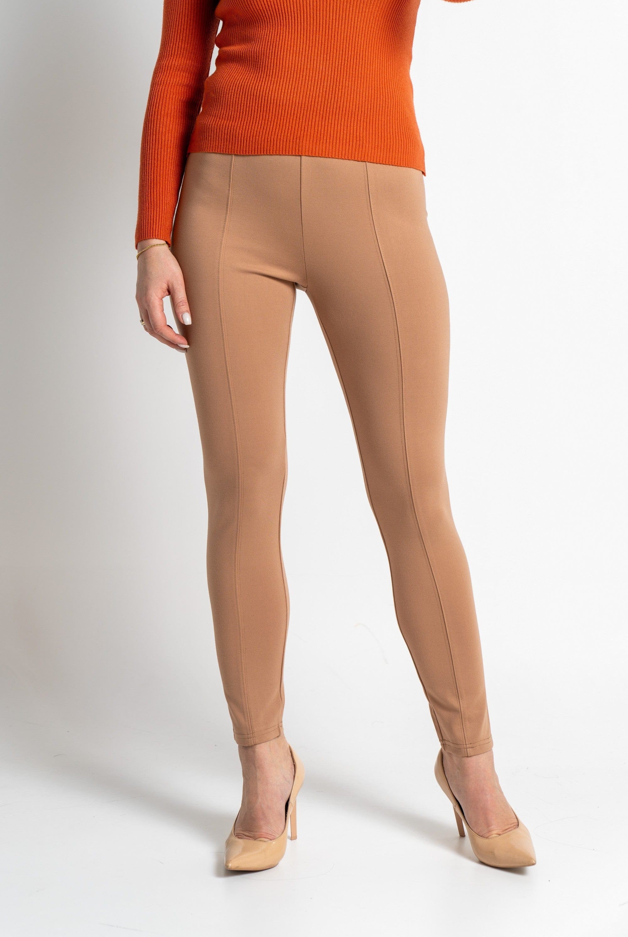 نتشي سروال طويل هاي ويست ضيق