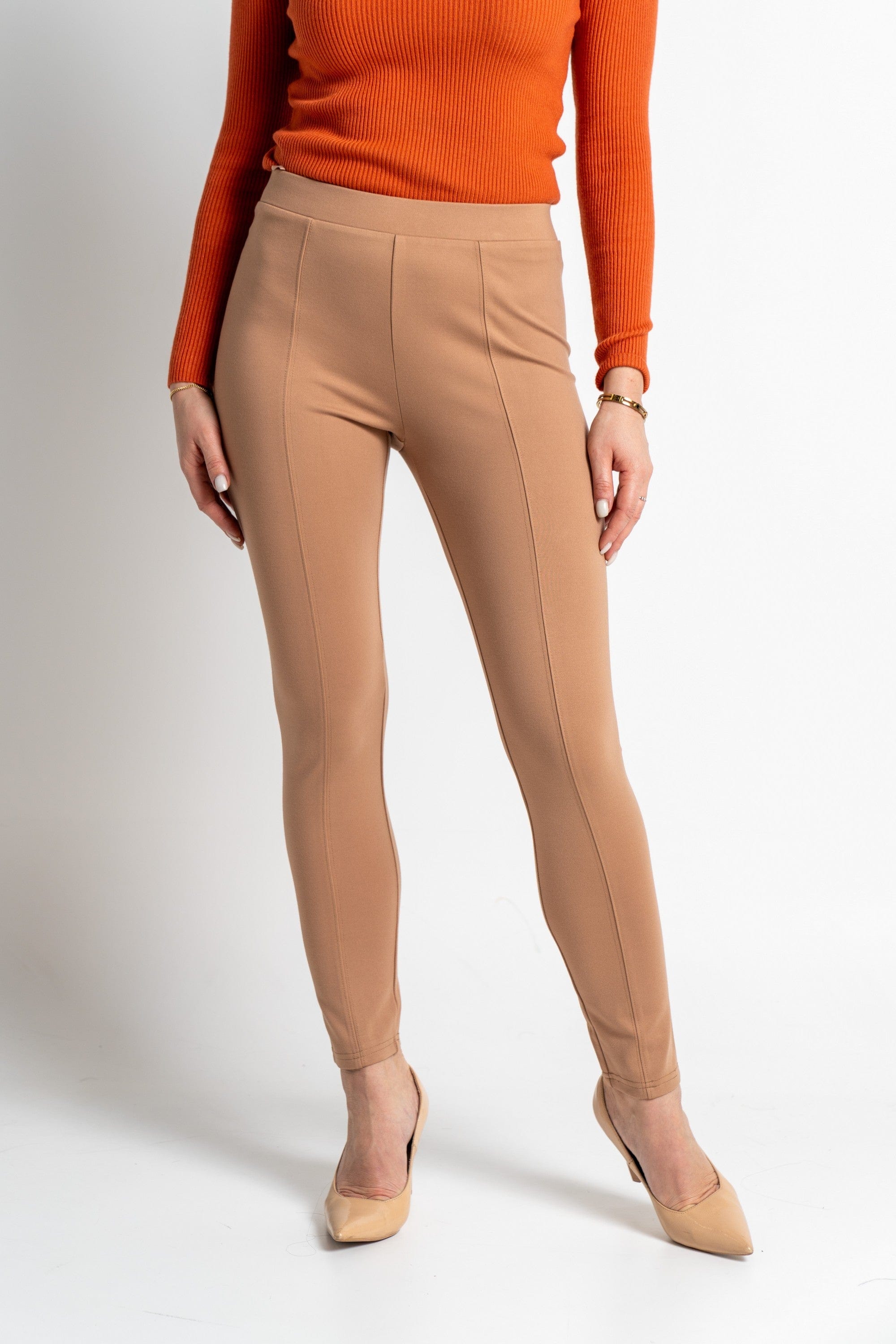 نتشي سروال طويل هاي ويست ضيق