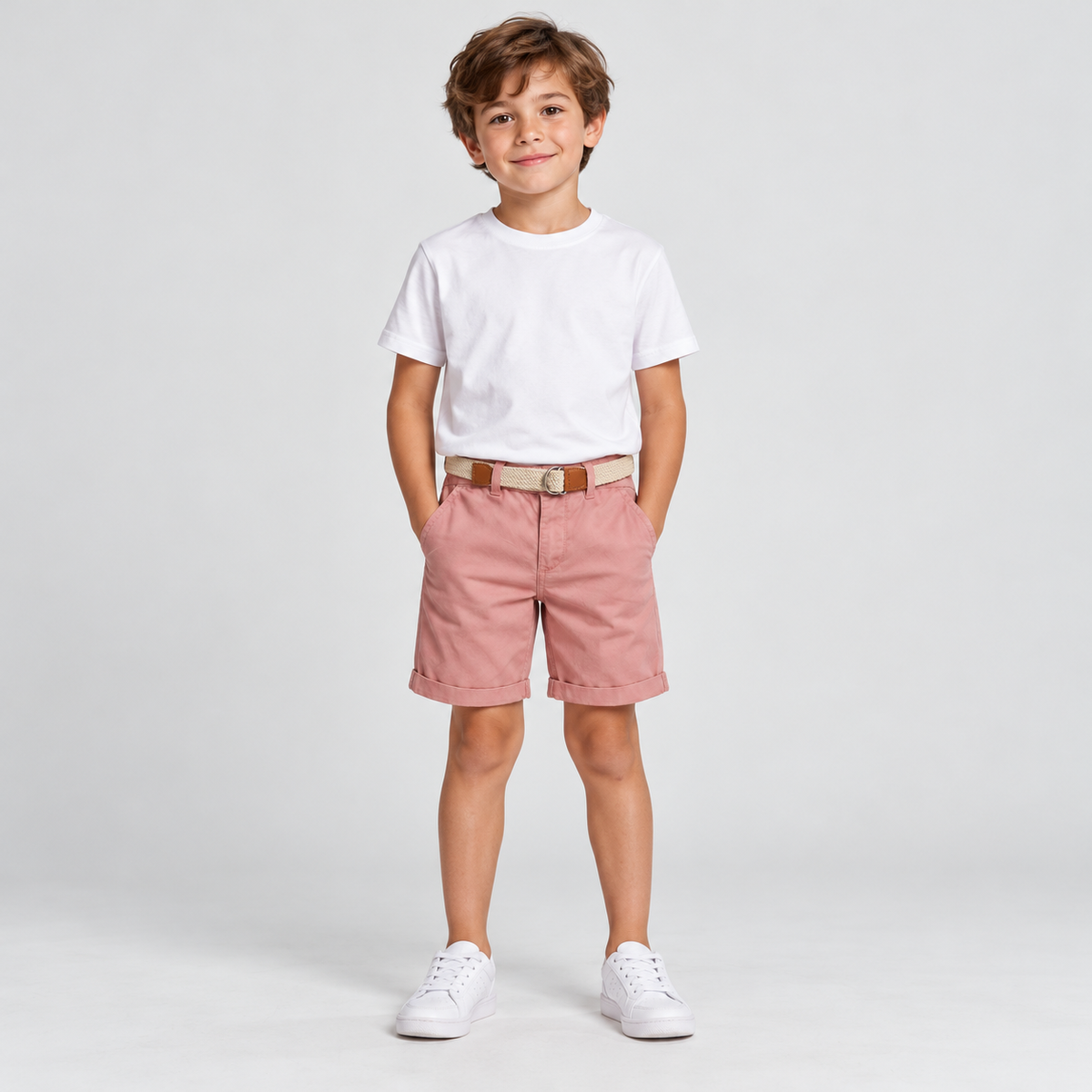 BKSH0578-2 pink child model full front