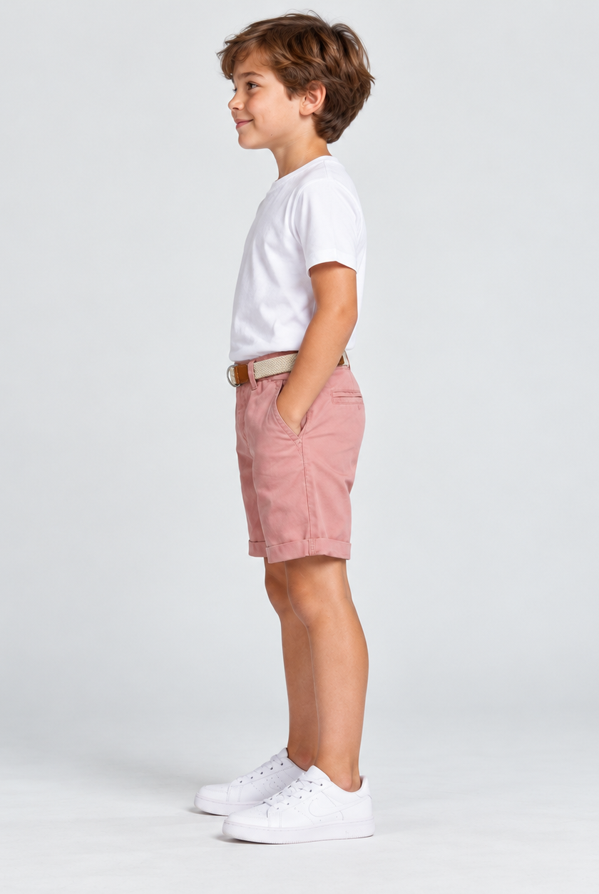 BKSH0578-2 pink child model side view