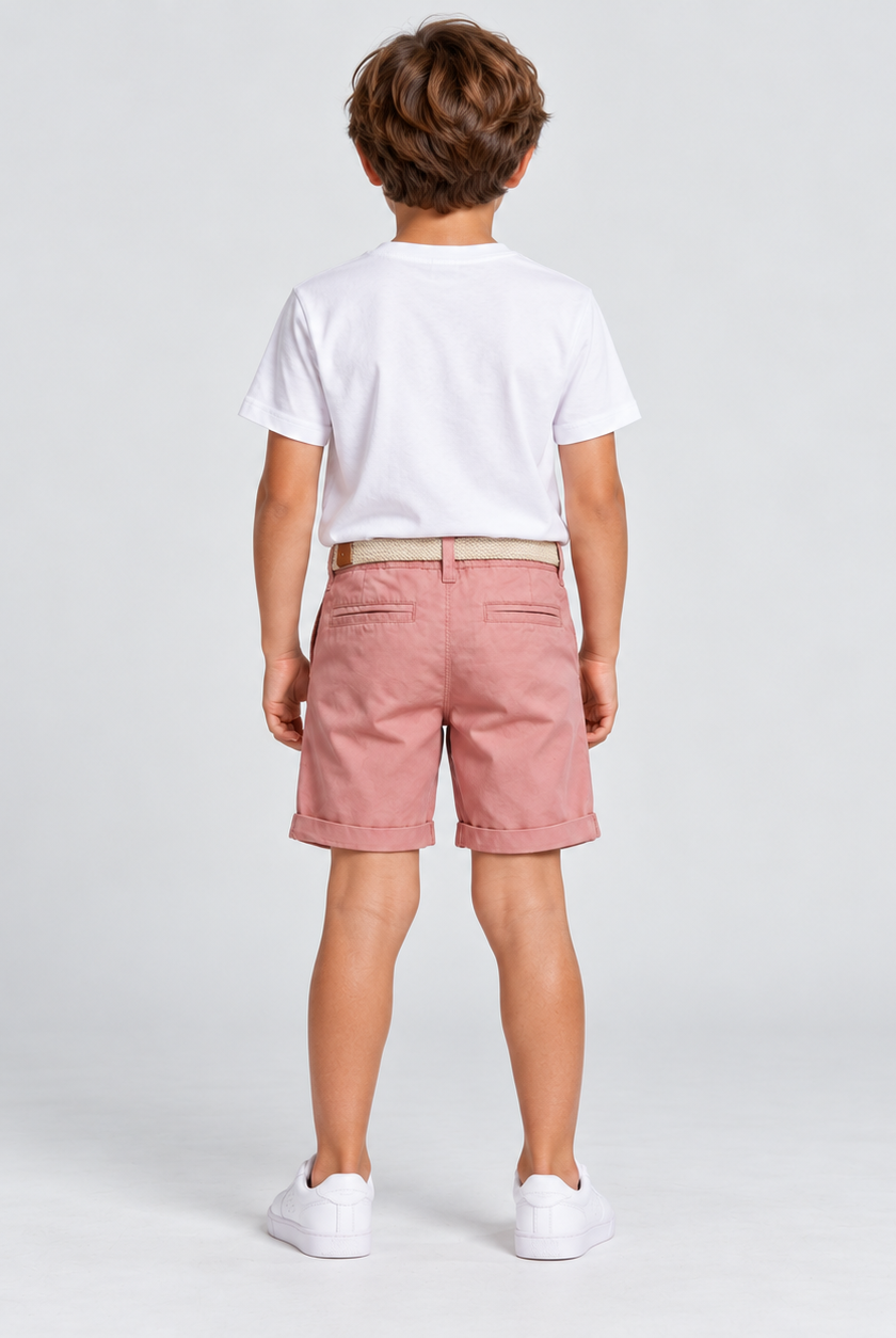 BKSH0578-2 pink child model back view