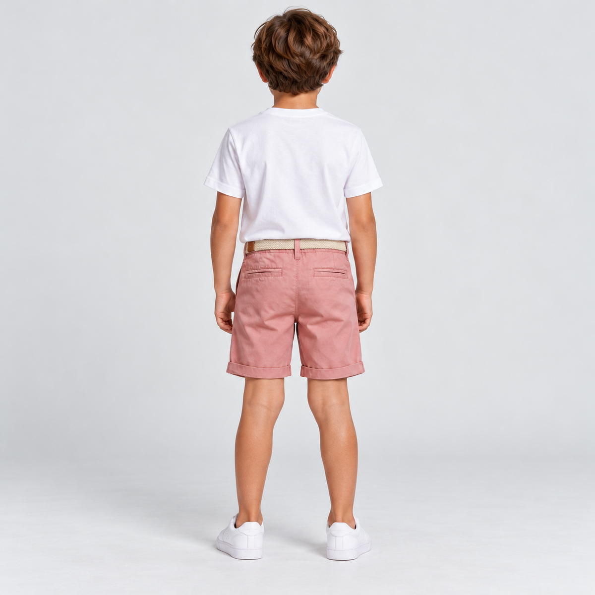 BKSH0578-2 pink child model back view