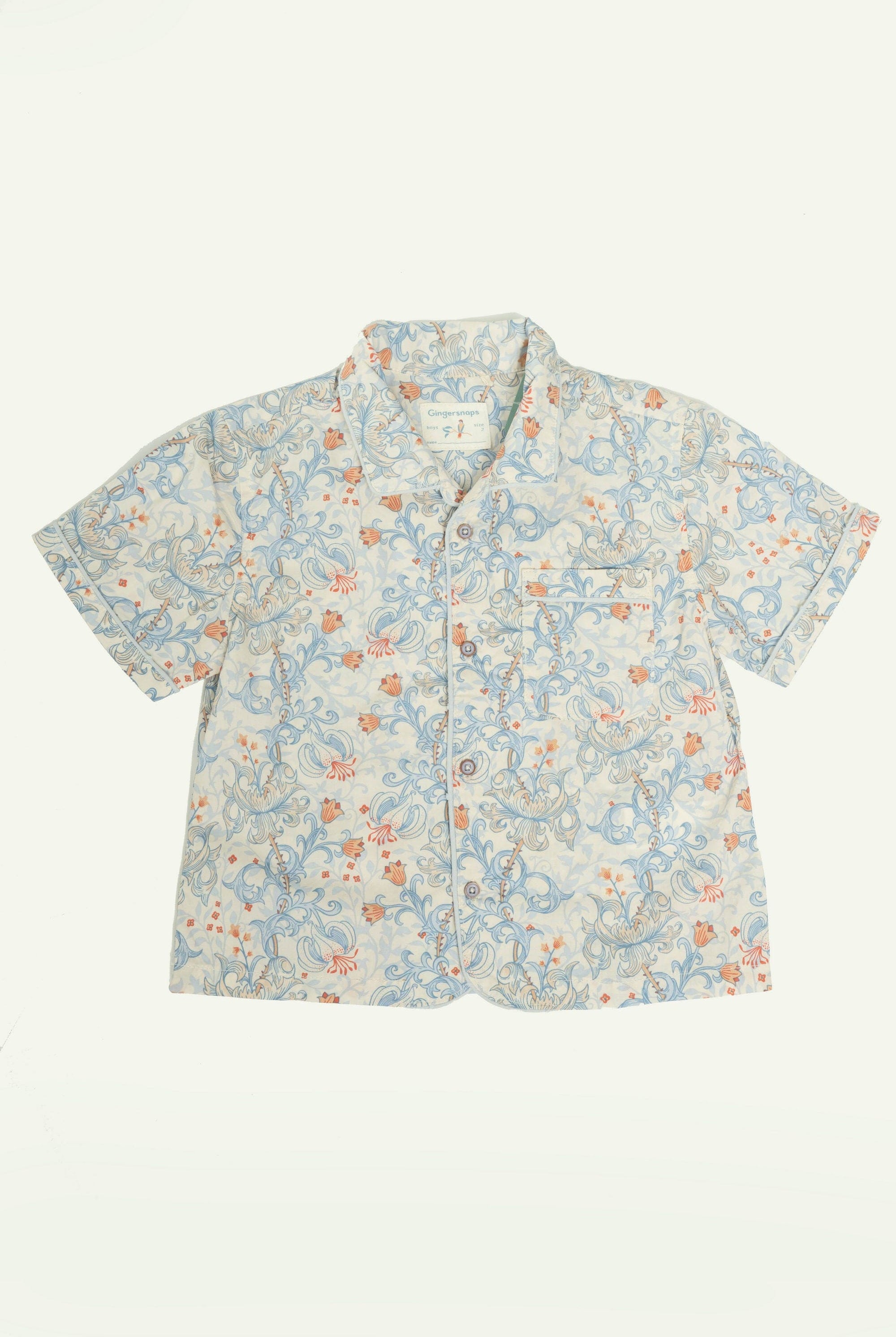 جينجرسنابس قميص بولو ولادي بجيب على الصدر متعدد الألوان