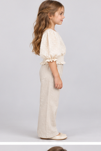 Gingersnaps girls top gbl1421, right side view