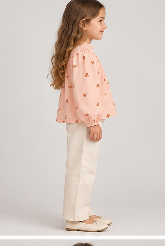 Gingersnaps girls top gbl1431, right side view