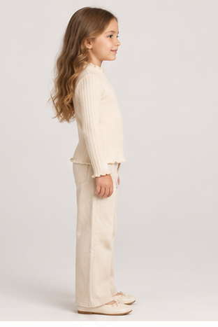 Gingersnaps girls top gbl1435, left side view