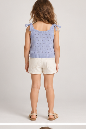 Gingersnaps girls top gbl1455, back view