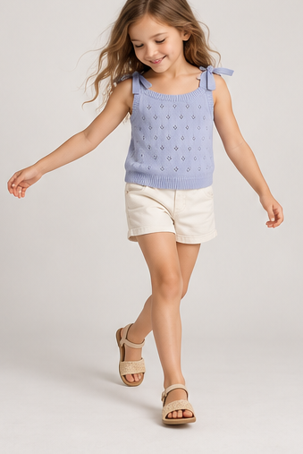 Gingersnaps girls top gbl1455, lifestyle view