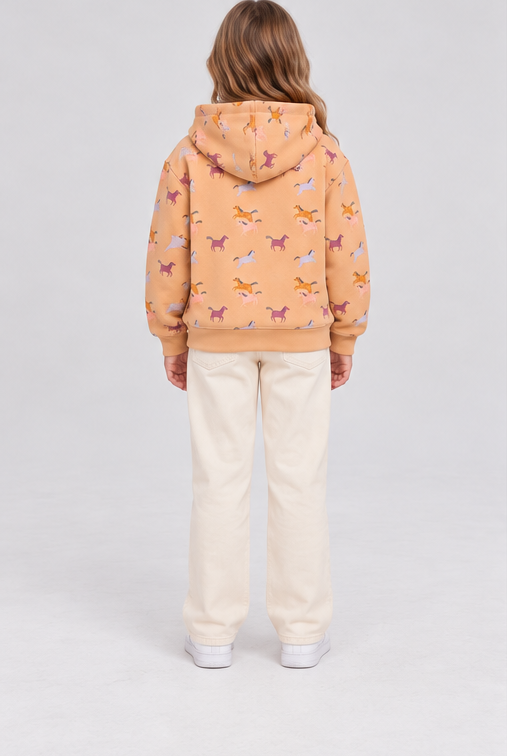 Gingersnaps children's top model photo, back view