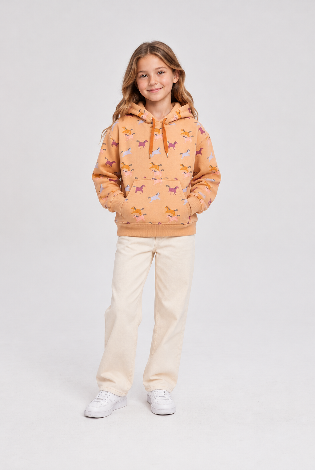 Gingersnaps children's top model photo, front view