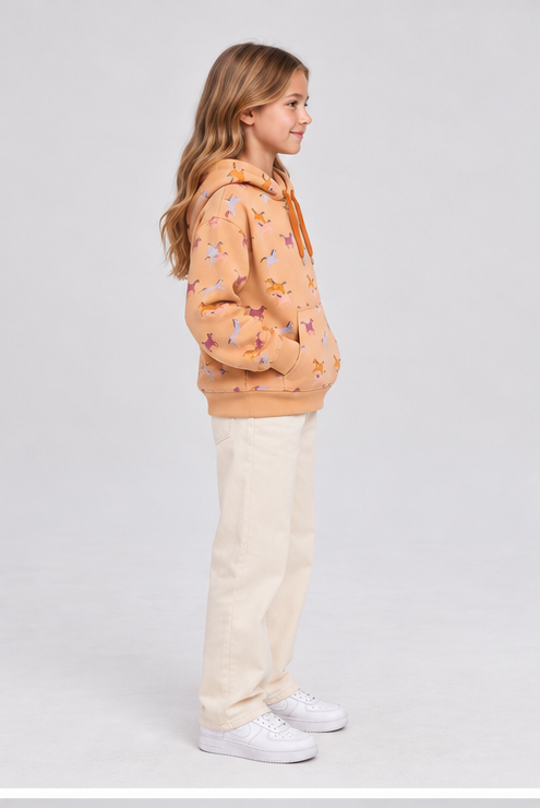 Gingersnaps children's top model photo, right view