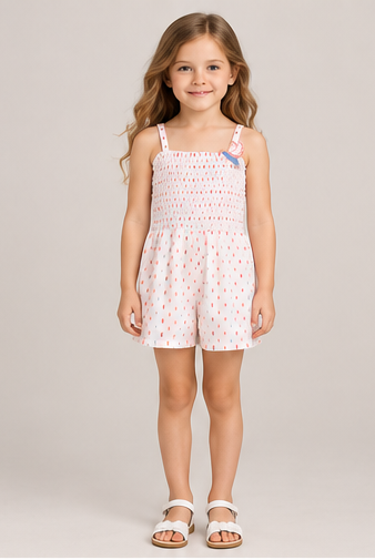 front view of girls gjs0267 jumpsuit on girl model