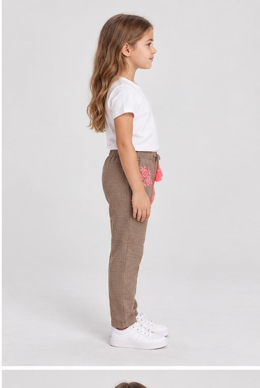Gingersnaps girls' pants left side model