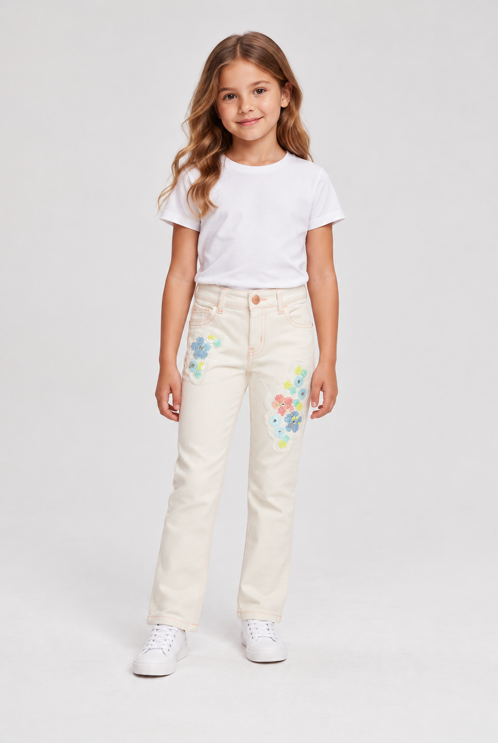 Gingersnaps girls' pants front model