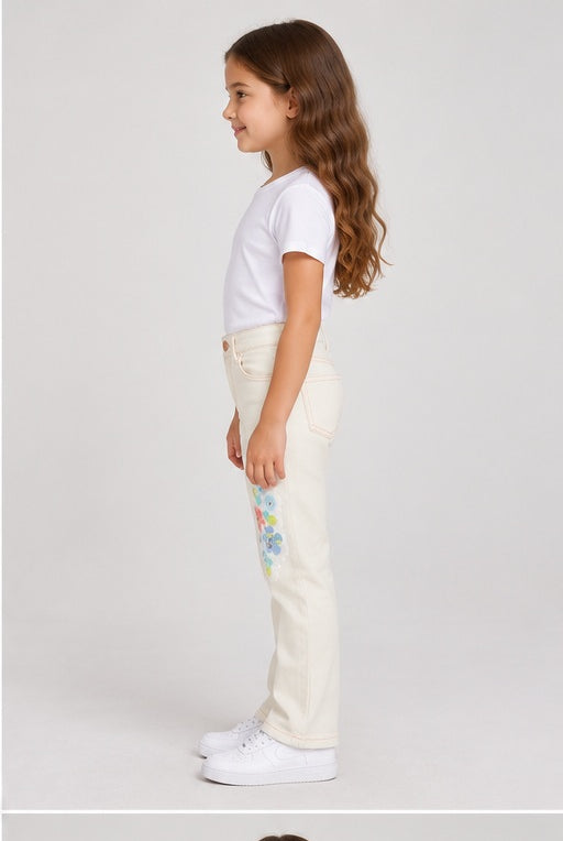 Gingersnaps girls' pants left side model