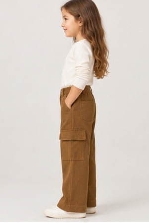 Gingersnaps girls pants gpa0485 left side view