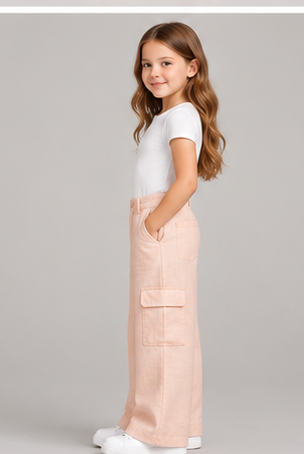 gpa0507 right view, girls pants on child model