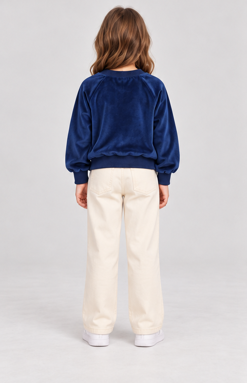 Gingersnaps children's top model photo, back view