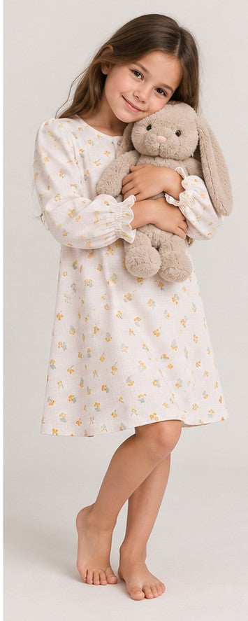 lifestyle view of Gingersnaps girls nightwear gswdr0018