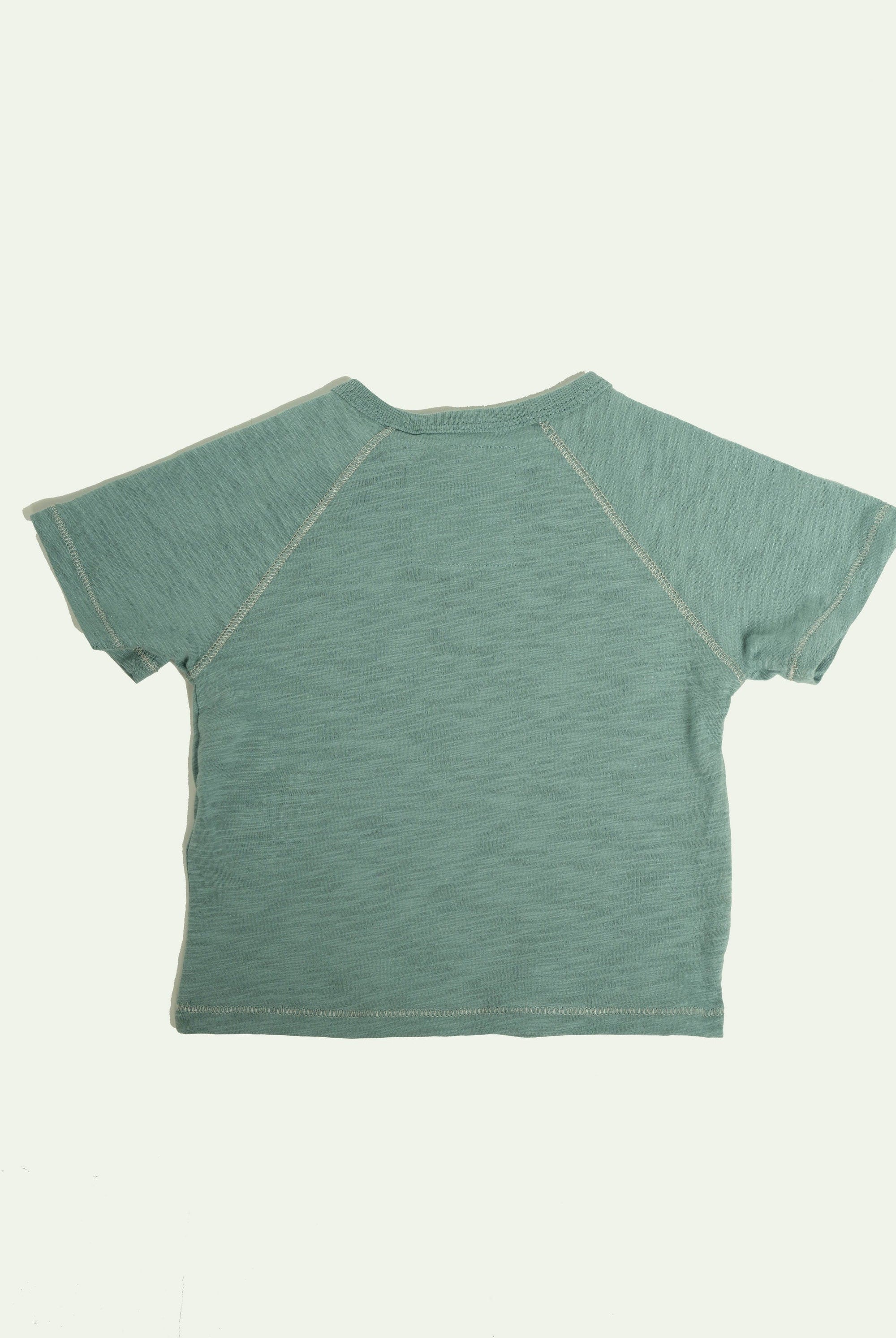 جينجرسنابس تيشيرت رضع ولادي بفتحة صدر V أخضر