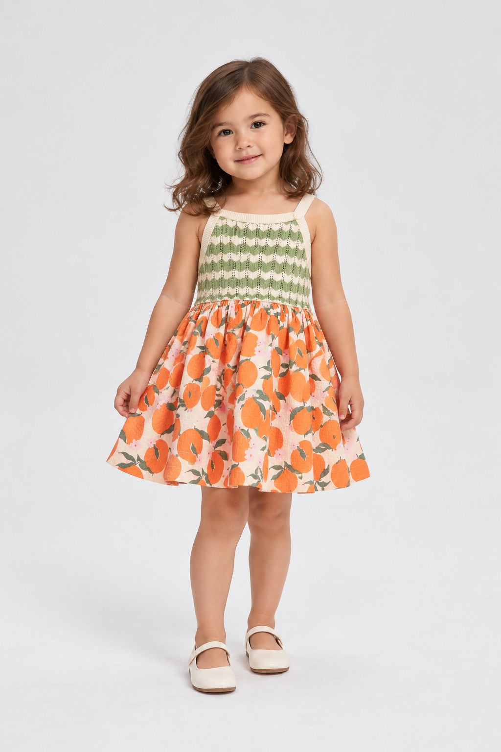 Gingersnaps igdr1159 girls dress model front view