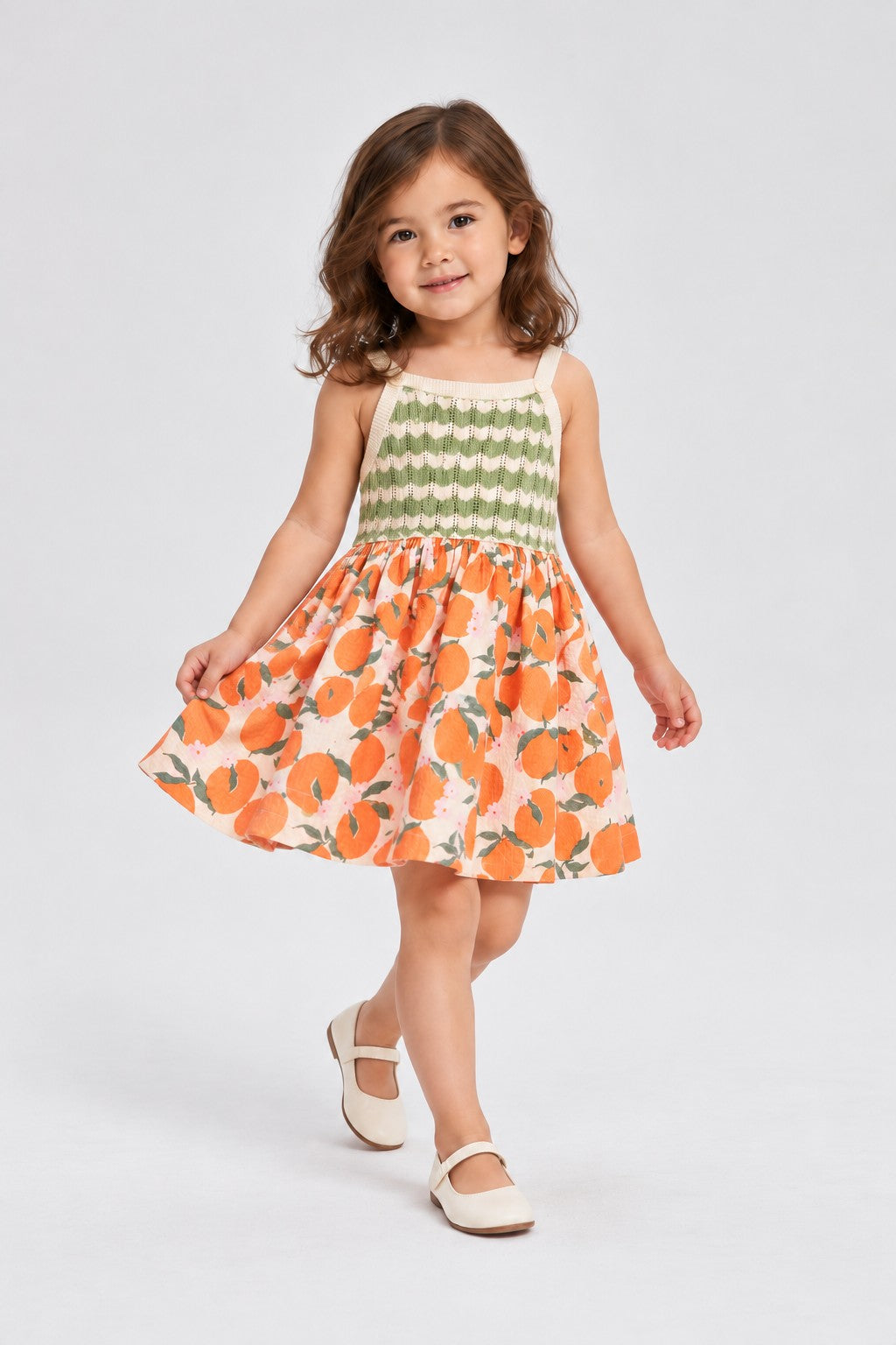 Gingersnaps igdr1159 girls dress model lifestyle view