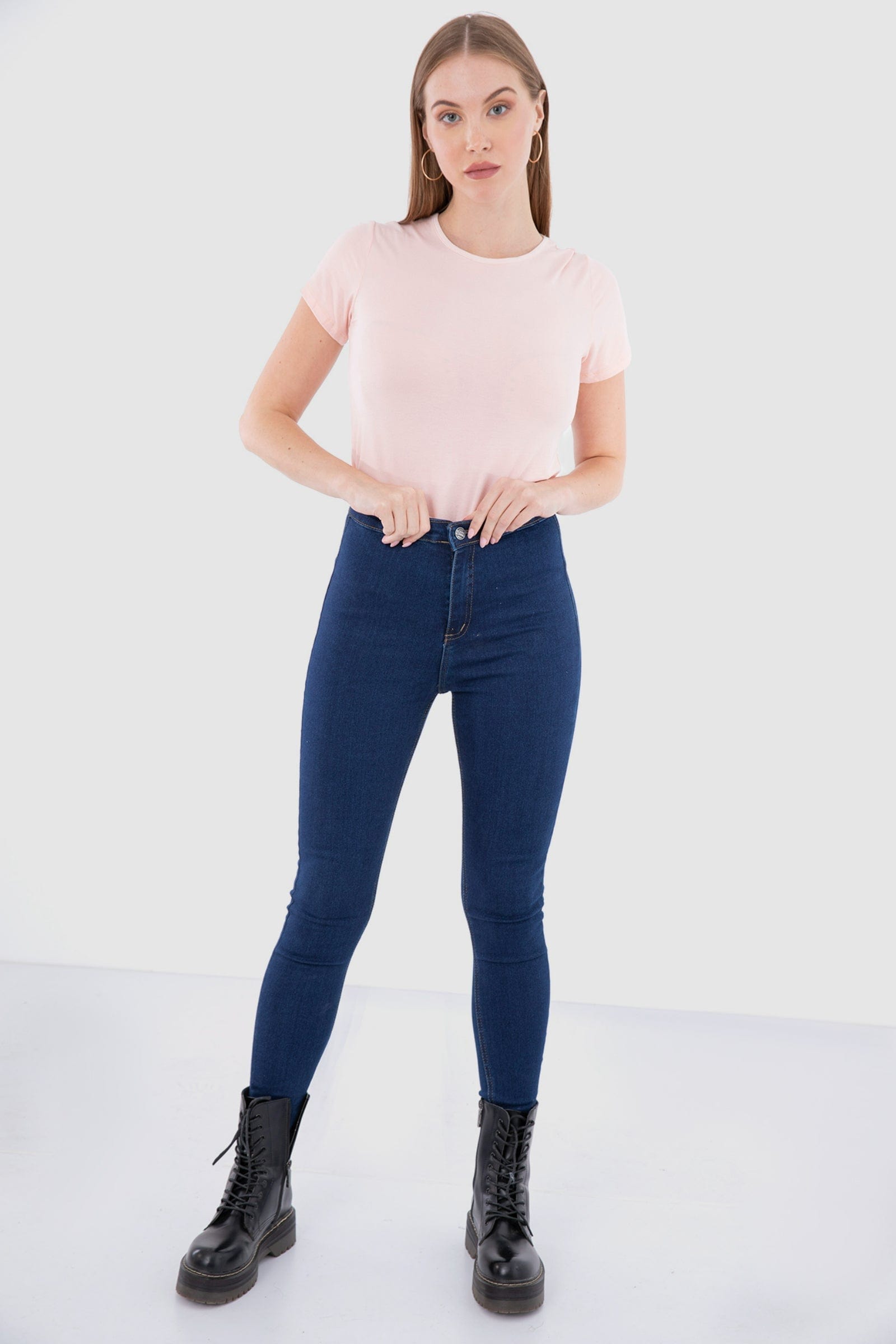 كارينا بلوزة كم قصير من الفيسكوز سادة