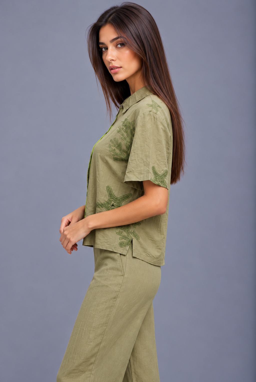 ma0442s262ny – olive green – side view