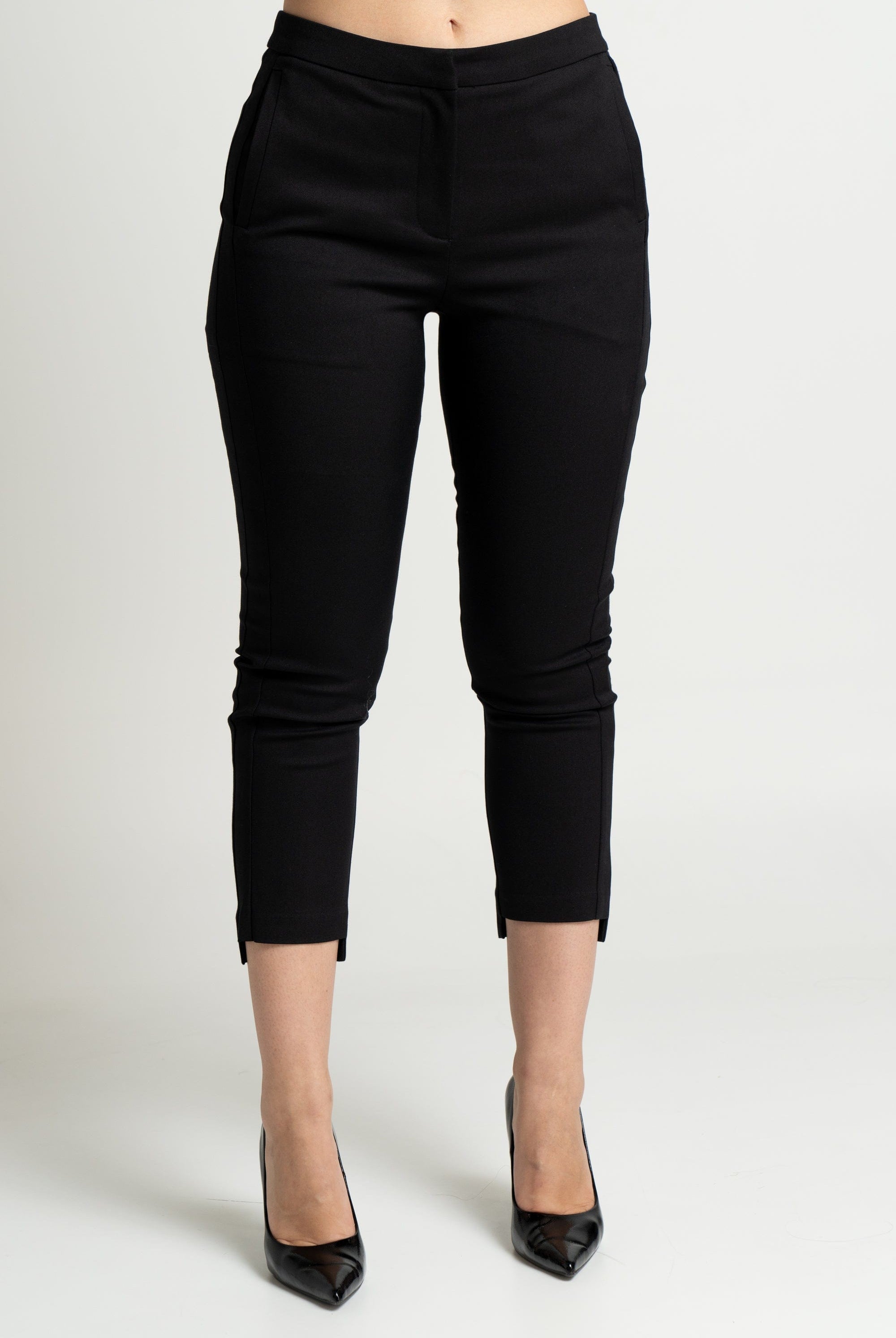 نتشي بنطلون 3/4 سادة كلاسيك نسائي