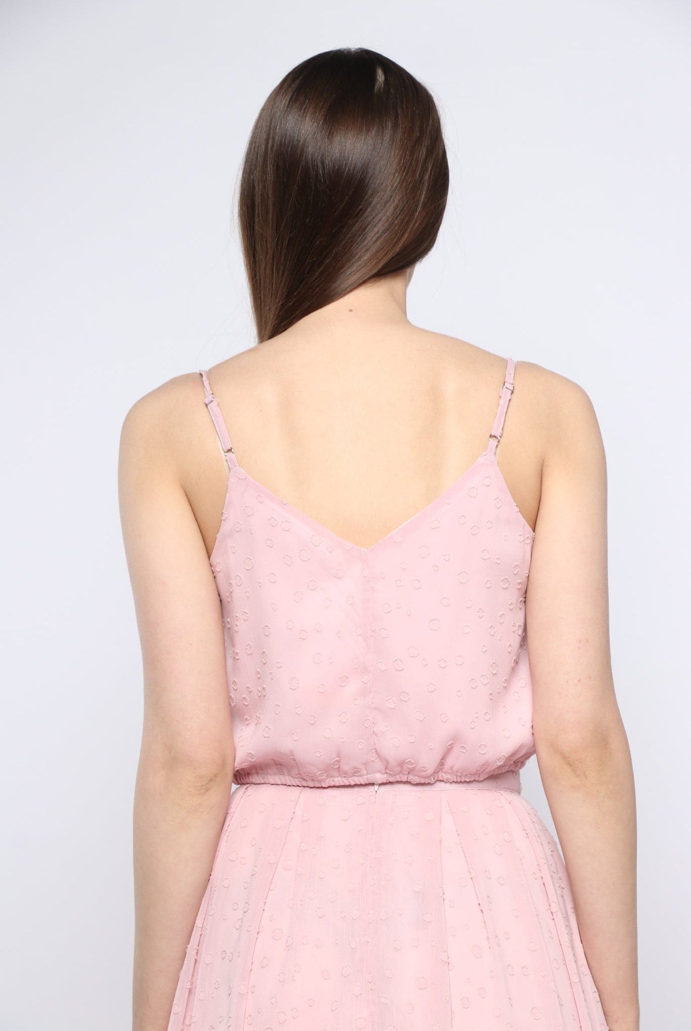 كيتشن توب بحمالات بنمط منقط