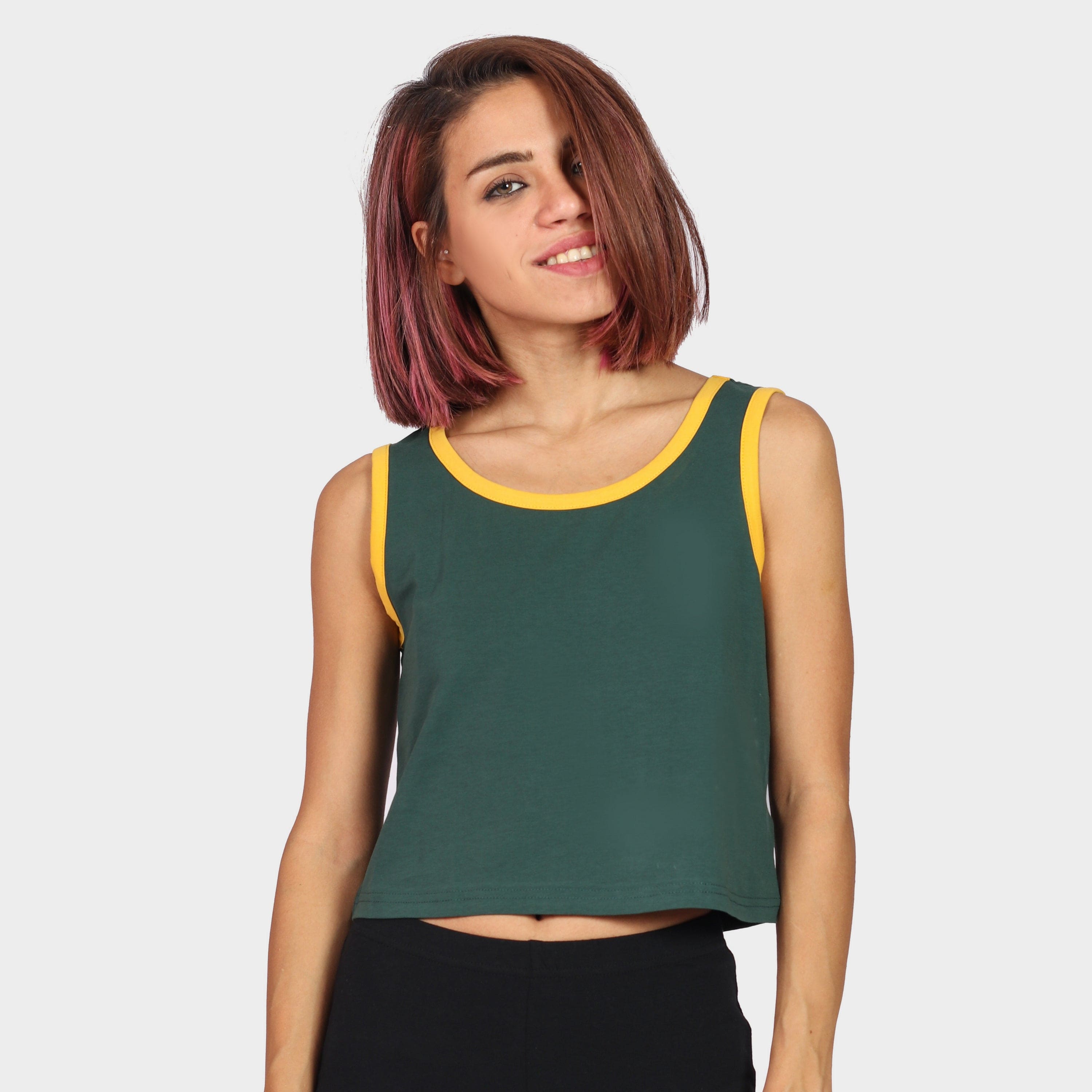 كيتشن بلوزة كت برقبة دائرية كروب نسائي