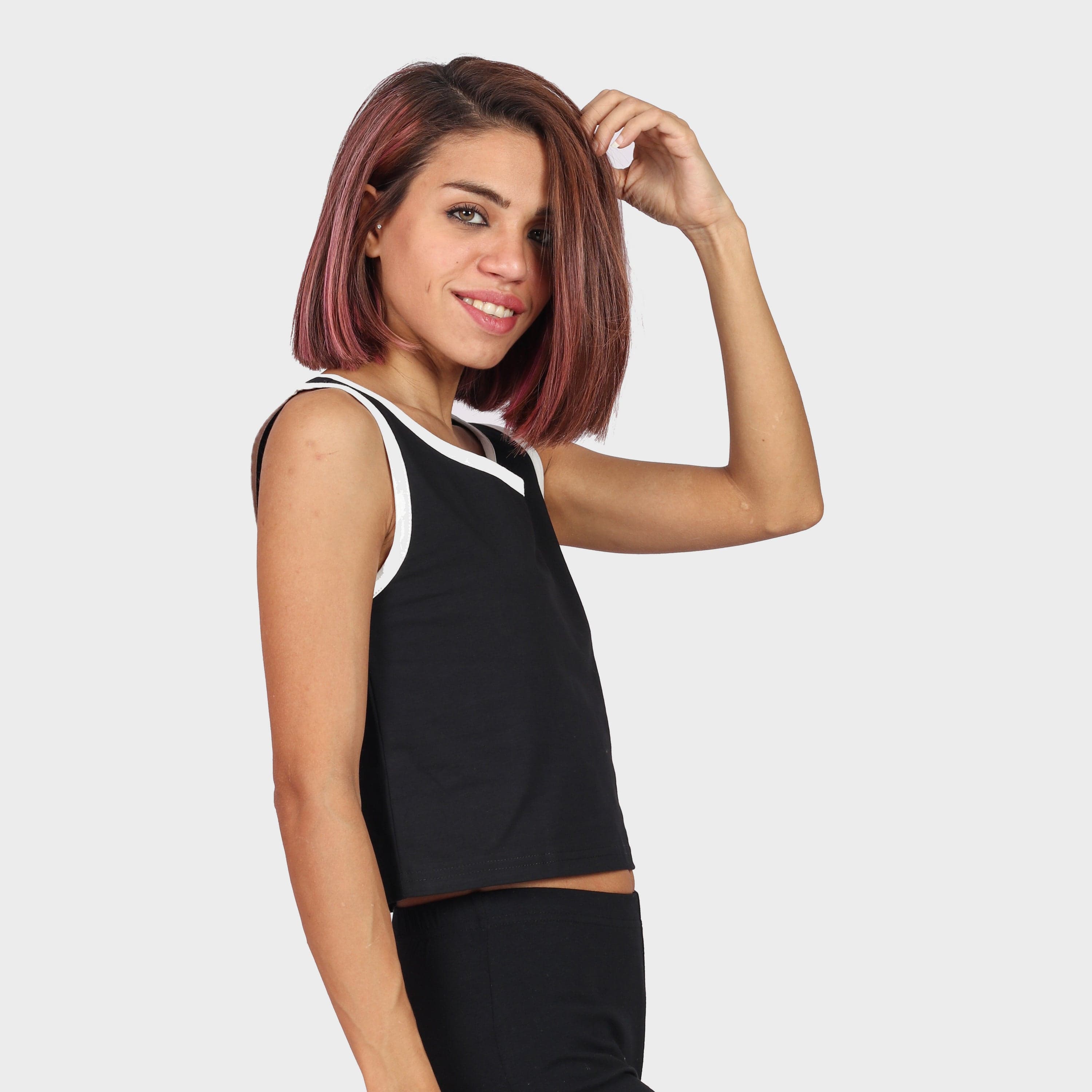 كيتشن بلوزة كت برقبة دائرية كروب نسائي