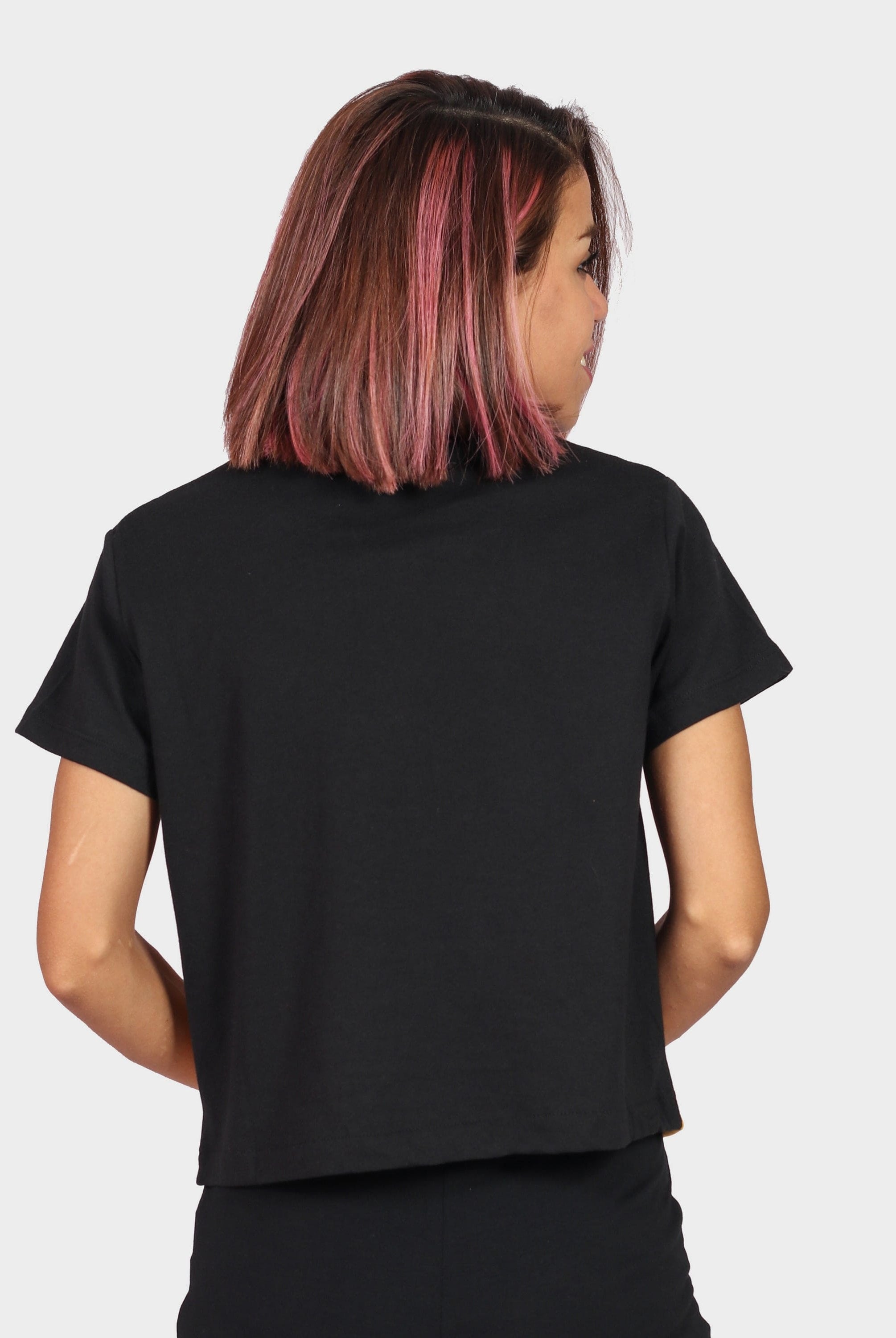 كيتشن بلوزة قطن لونين نص كم قصيرة نسائي