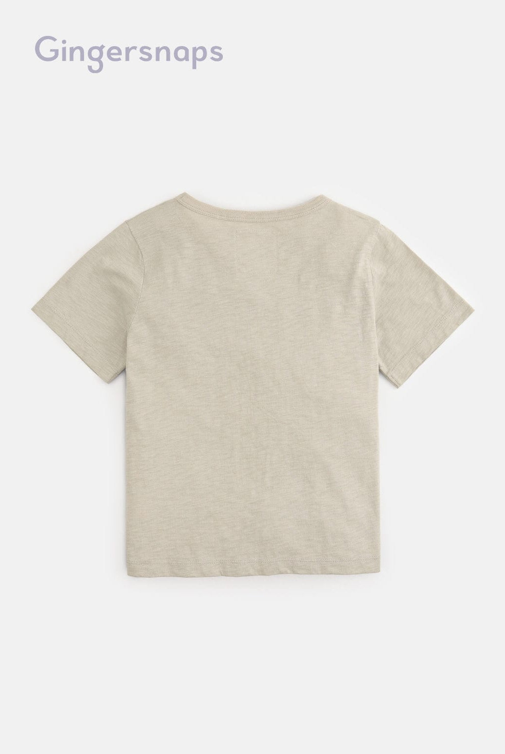 جينجرسنابس تيشيرت بأزرار أمامية نص كم أولادي أخضر / أزرق