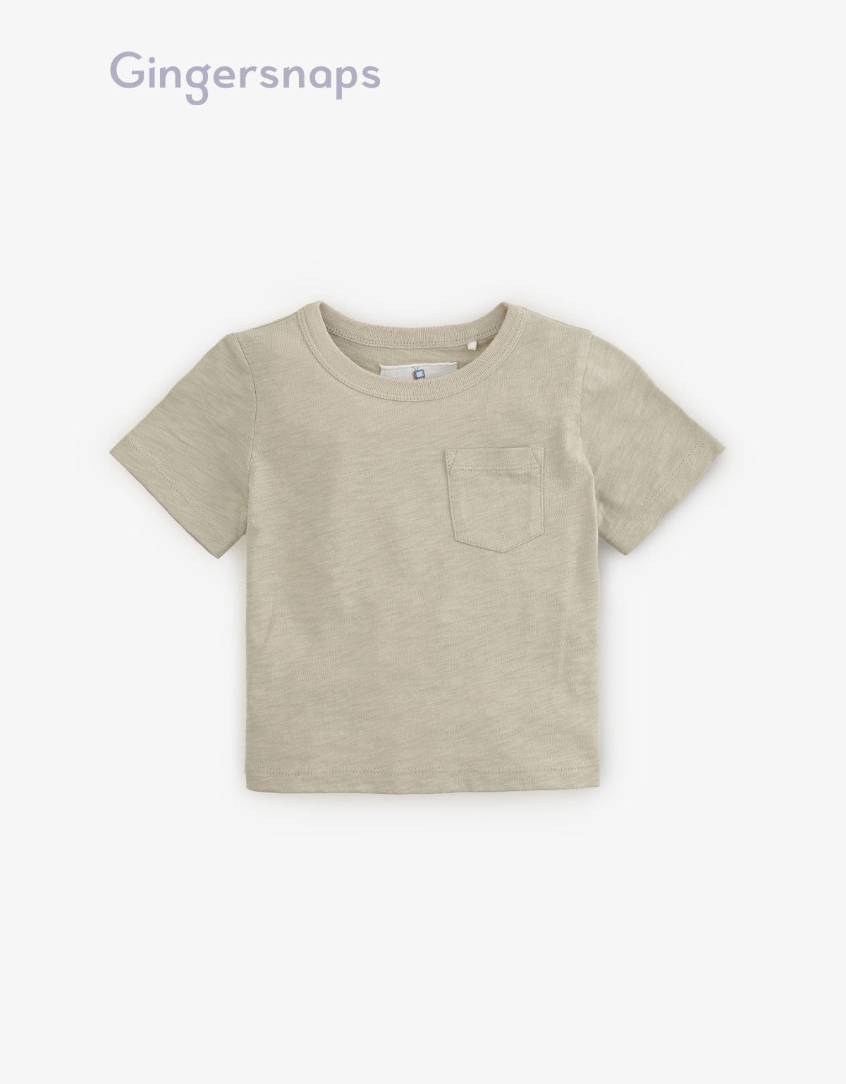 جينجرسنابس تيشيرت أولادي نص كم بجيوب أخضر / أزرق