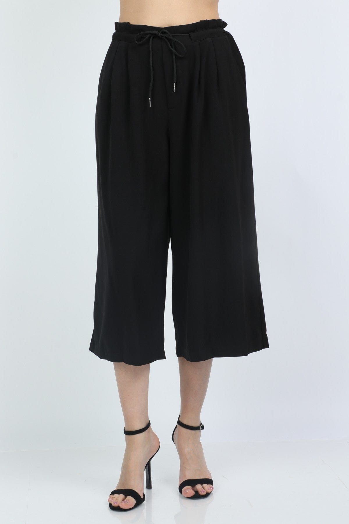 كيتشن بنطلون رسمي نسائي برباط علي الخصر