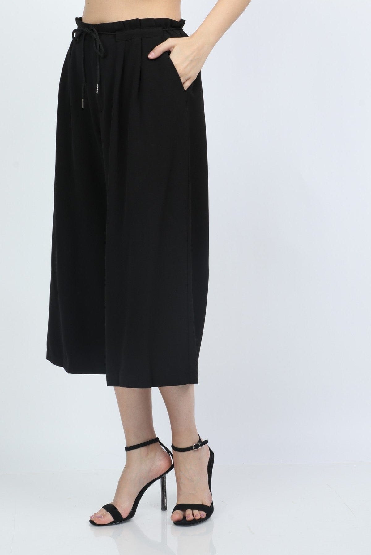 كيتشن بنطلون رسمي نسائي برباط علي الخصر