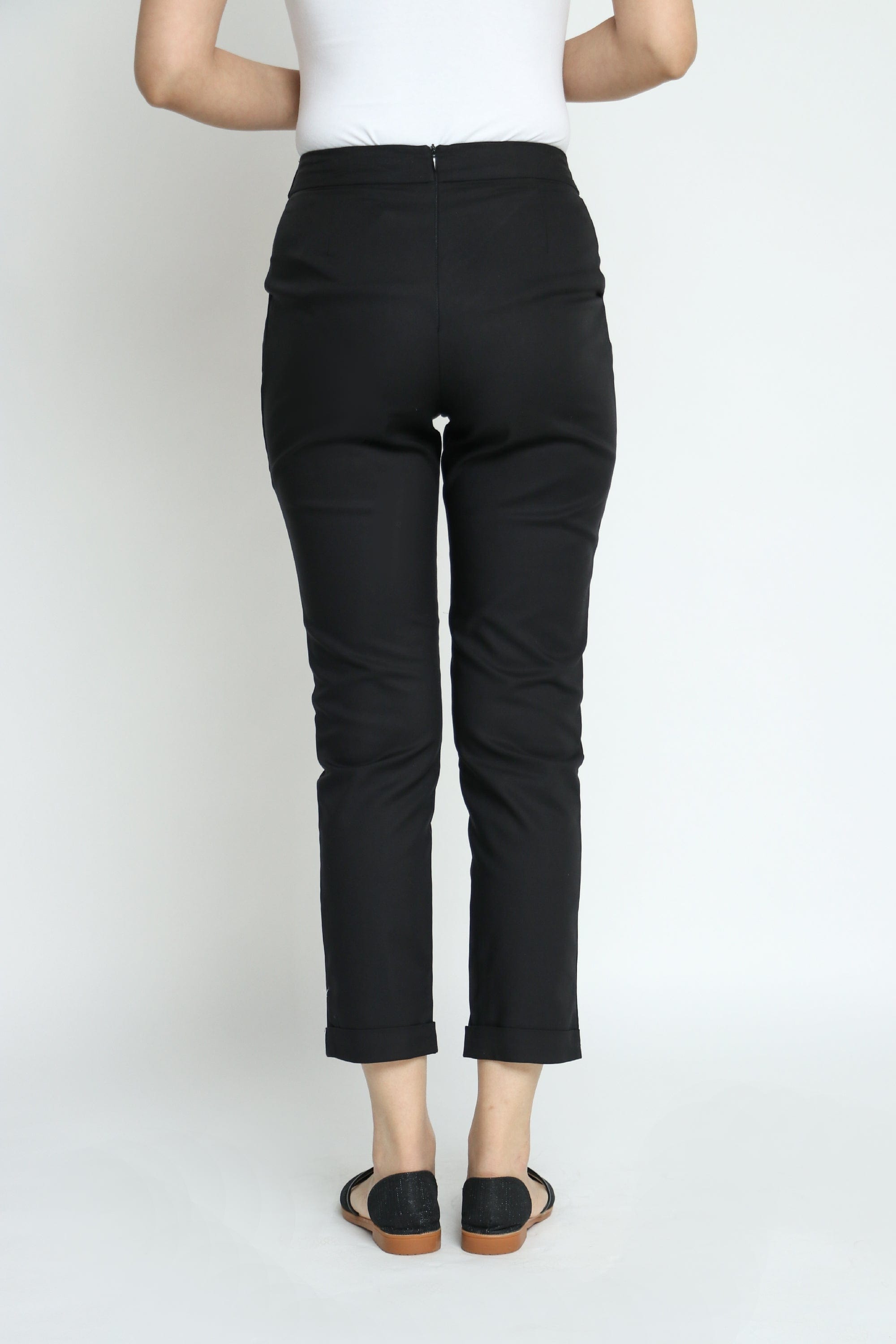 كيتشن بنطلون كلاسيك بحزام طويل نسائي