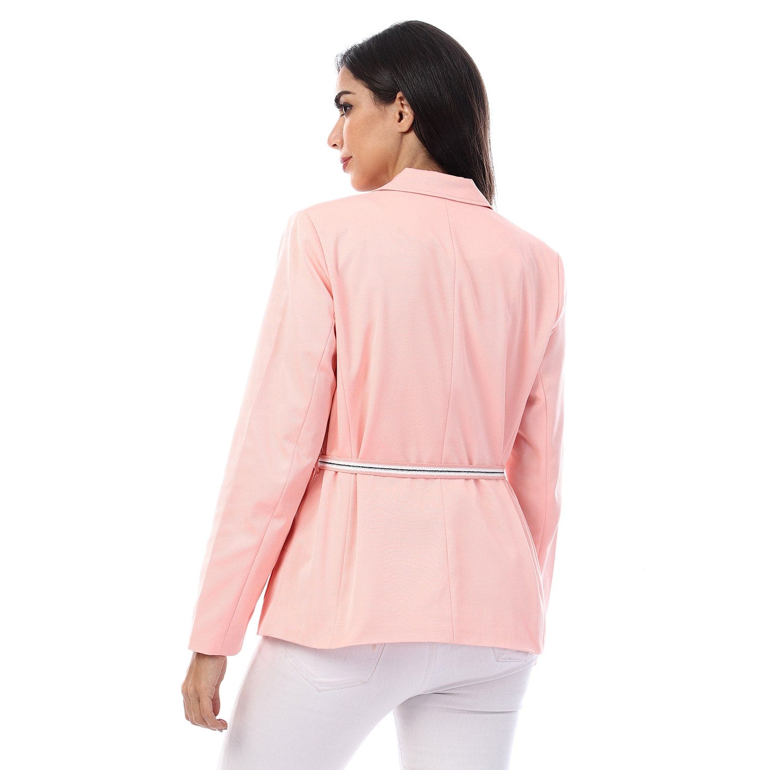 داليدرس جاكيت سادة بأزرار أمامية كم طويل نسائي