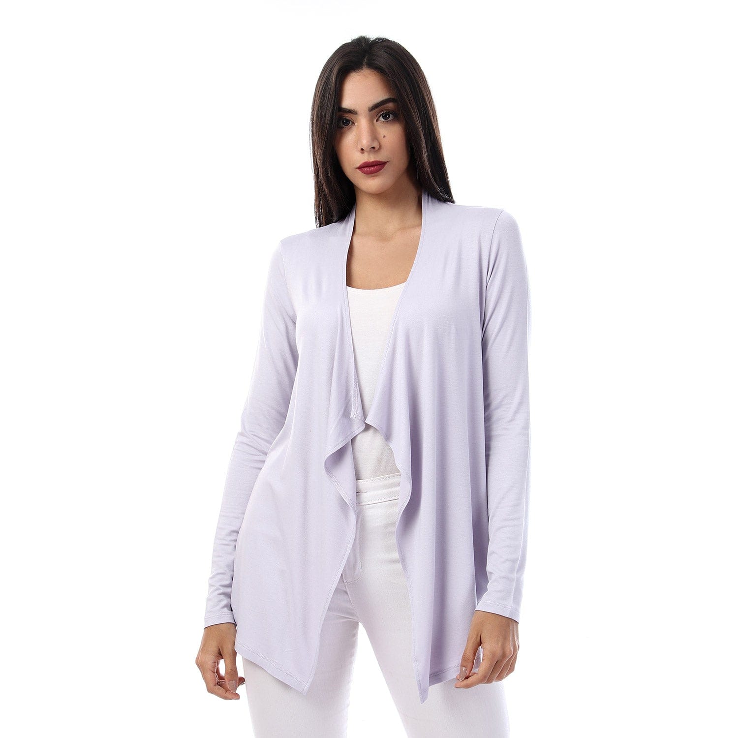 داليدرس كارديجان سادة كم طويل واسع نسائي