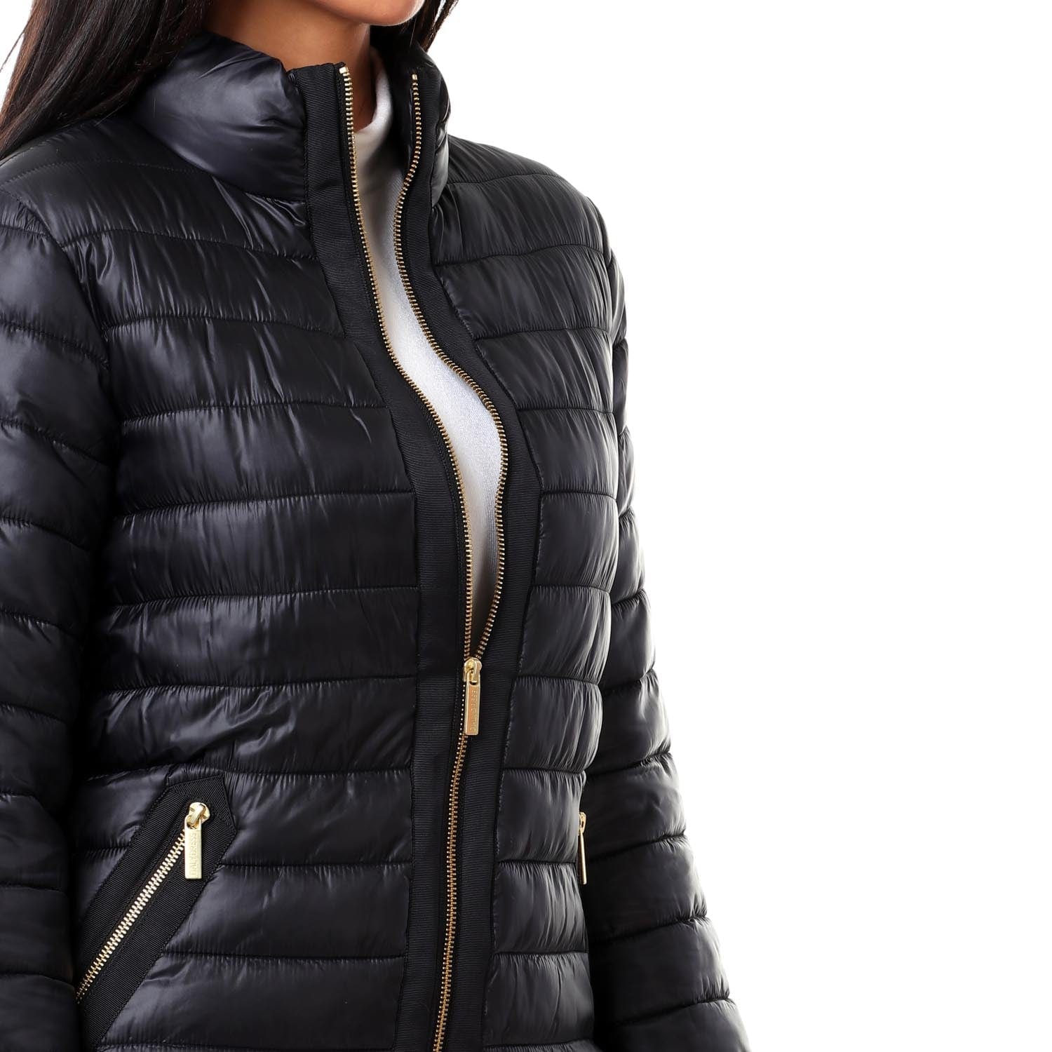 داليدرس جاكيت بمب سادة كم طويل نسائي