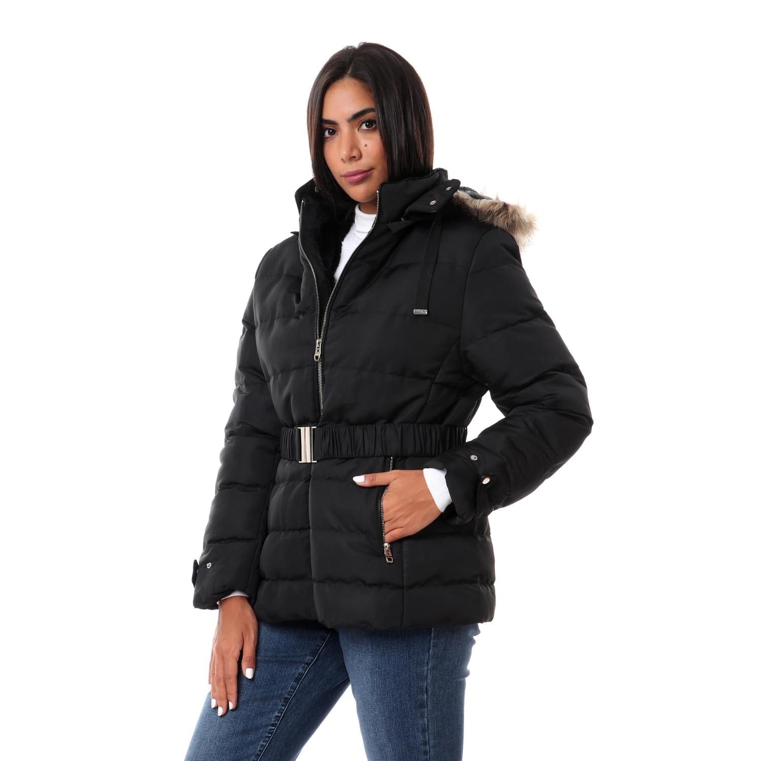 داليدرس جاكيت بمب كم طويل نسائي