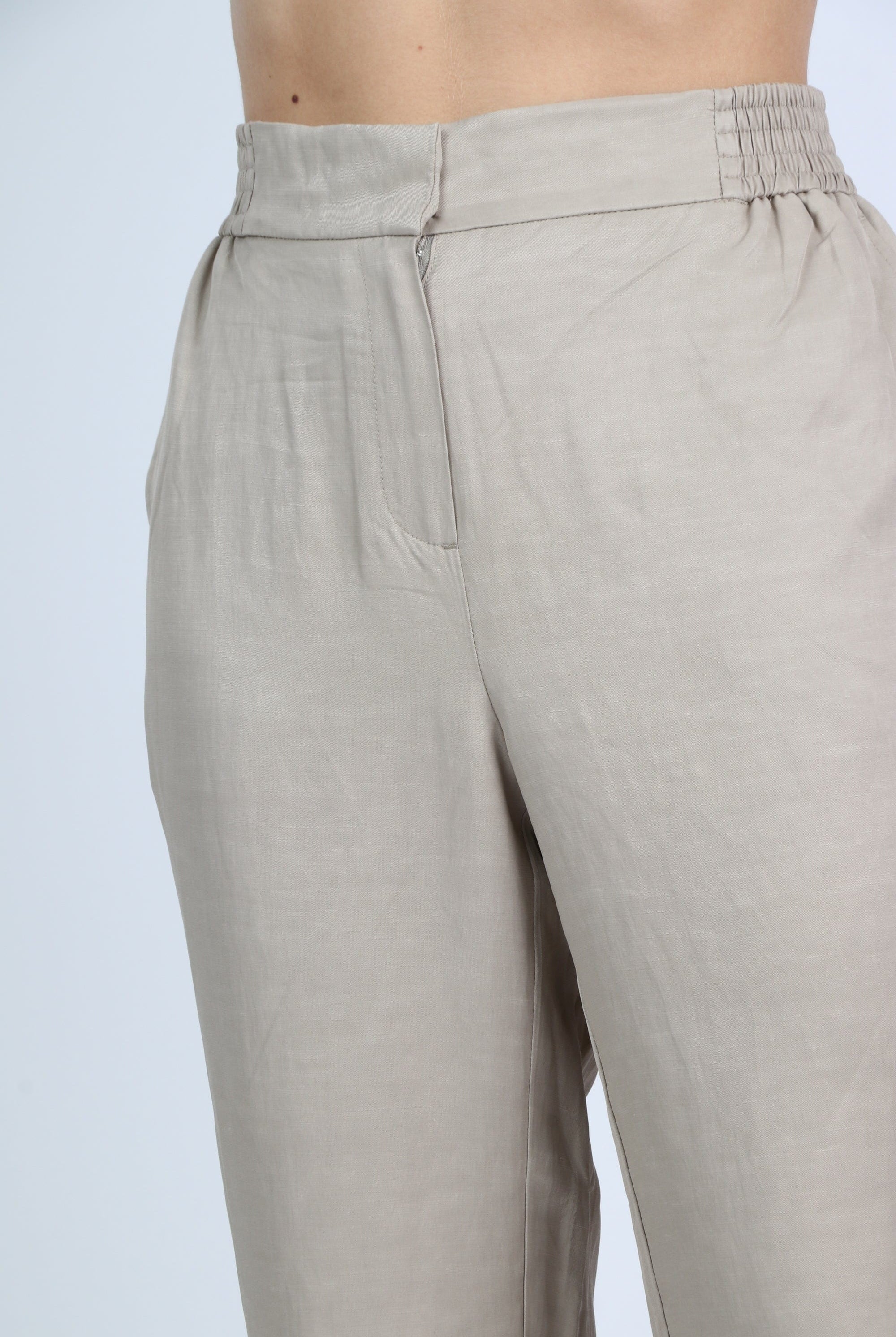 داليدرس بنطلون سادة خصر مرتفع واسع نسائي