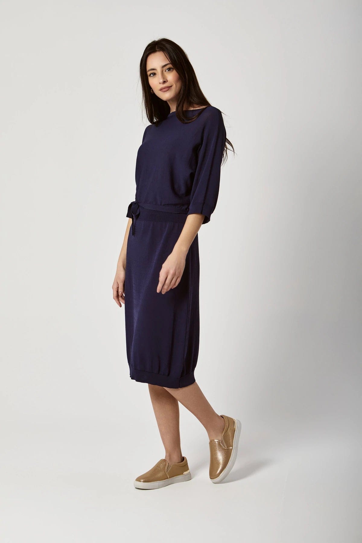 داليدرس تونيك نسائي برباط خصر سادة